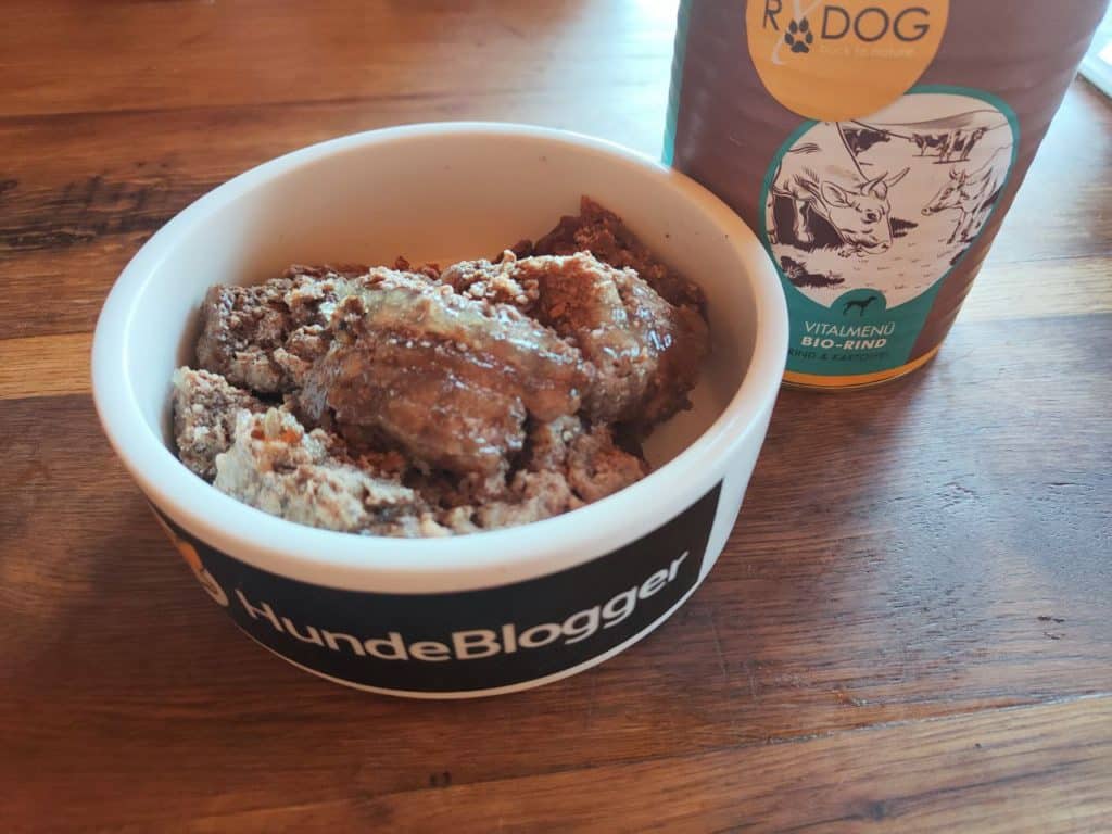 RyDog Vitalmenü Bio-Rind